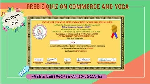 Free E quiz 2020 with answers - Free E quiz with free E-certificate-2 Free online quizzes on Science