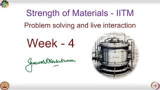 Strength of Materials - Live Session | Week 4 | 2024