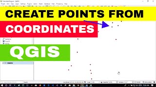 [QGIS] CREATE POINT FROM COORDINATE IN QGIS