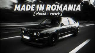 MADE IN ROMANIA - 𝗦𝗟𝗢𝗪𝗘𝗗 𝗥𝗘𝗩𝗘𝗥𝗕 🌹❤️ | Best Version | #slowedandreverb #music