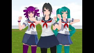 MMD Miku Live Ayano Aishi Kokona Haruka &amp; Saki Miyu Camera Ver 3