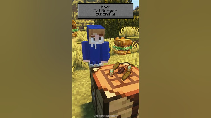 Cat Burger - Minecraft Mod #minecraft #minecraftmods