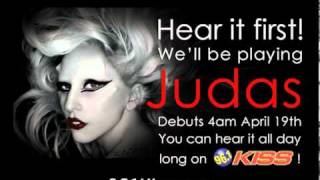 Lady Gaga new single Judas premiere debut on 96.1 Kiss