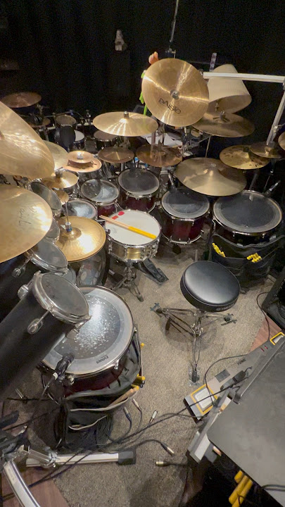 Camera 1🎥 Camera 2📽️ #drumkit #drumset #drumsetup #drummer #drums #yamahadrums #drumcam #drumlife