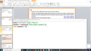 Famous Task 140 - Arrays Profile