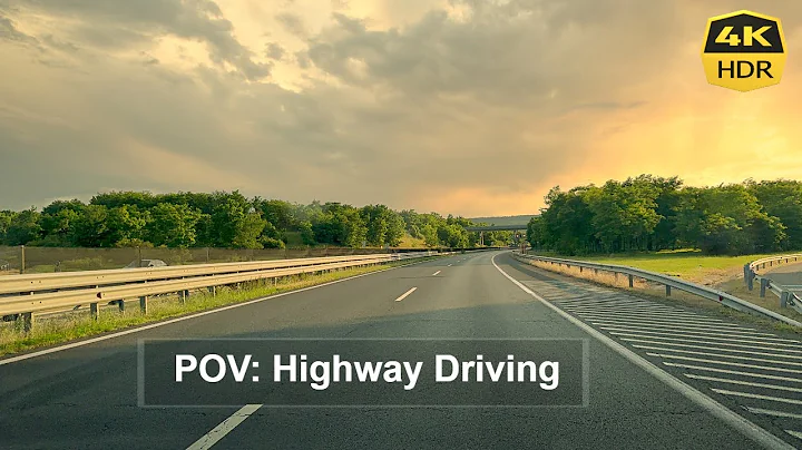 POV: 1 hour Driving in the Highway, Hungary [4K HDR 60fps] on Wheels