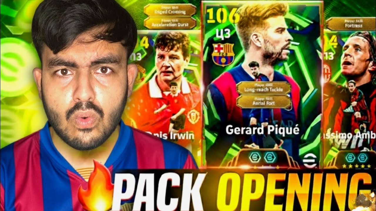 Pique 106 Ambrosini 105 প্যাক ওপেনিং 🥶🔥 Best Epic European Clubs Guardians Pack Opening 🤯🔥