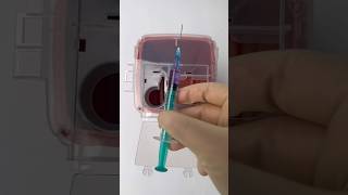 Emergency Sharps Container Tutorial ⚠️😷 #goodtoknow #vet #medicine #funfacts #surgeonlife #needles