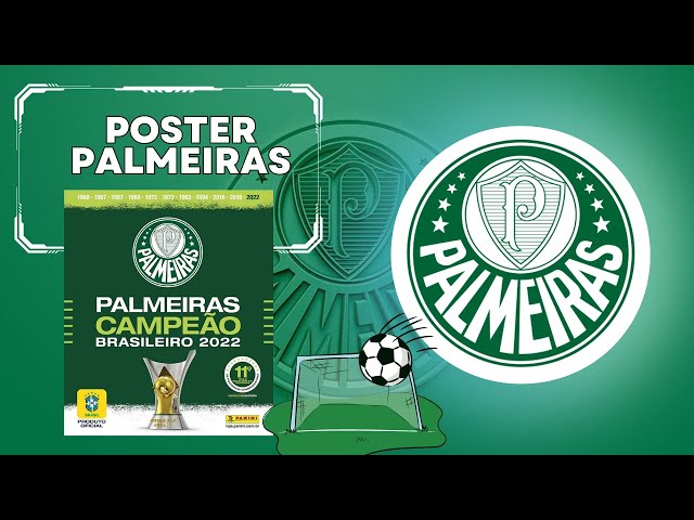 Panini lança álbum com figurinhas e pôster do Palmeiras Campeão Brasileiro  2022 - Dá-Lhe Palestra