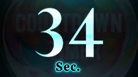 34 Seconds Timer with ticking Sound effects🎶 #shortvideo #video #viralvideo #trending ⏰️