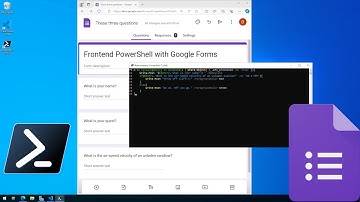 Frontend PowerShell with Google Forms: Part 1 Getting your data
