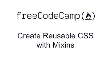 Create Reusable CSS with Mixins - Sass - Free Code Camp