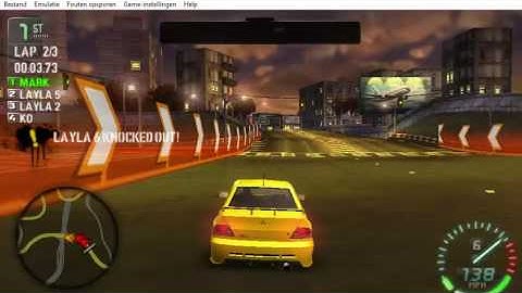 Need for Speed  Carbon Own the City PSP (Part 37) - Race #32 - Twin Bridges Circuit (Lap Knockout)