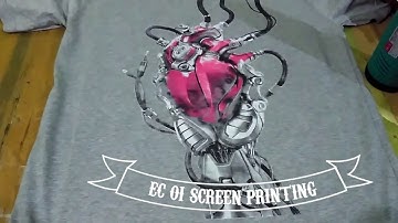 screen printing simulated color process water base ink