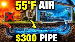 Forget AC — This $300 Underground Pipe Cools Air at 55°F