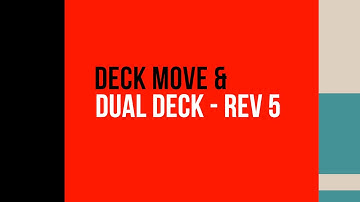 Pioneer DJ Rev 5 Deck Move and Dual Deck Feature Tutorial.  A great addition!