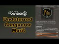 Tom Clancy's The Division 2 | Undeterred Conqueror Merit