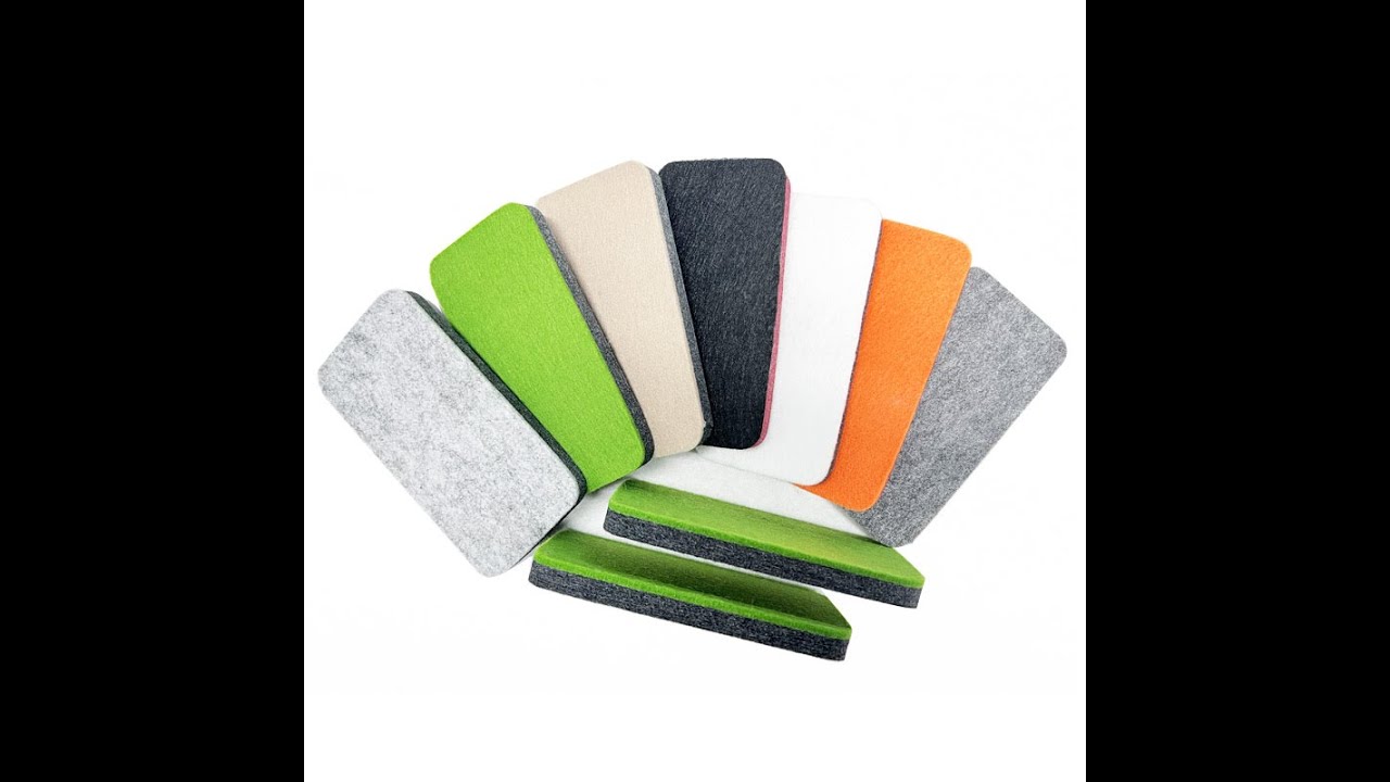 PET acoustic panel + Felt Composition
