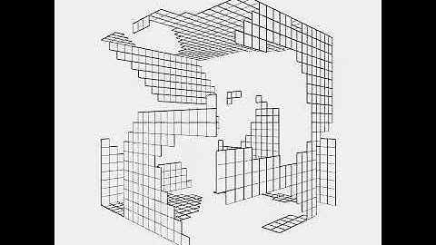 Missing cube. Draw by openFrameworks