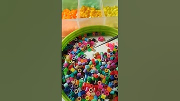Sorting 22,000 Perler beads, but they were a bargain?? #perlerbeads #art #artsupplies #task