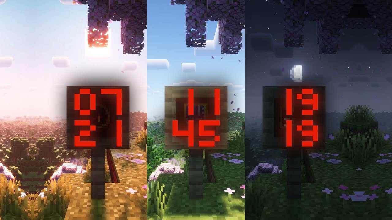 Accurate Clock - These resourcepacks tell you accurate time in ...