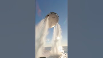 Amazing footage of a UFO erupting from the ocean! Recorded during military operation! Breaking news!