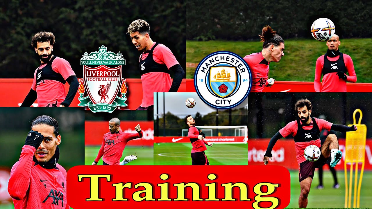 Liverpool training today for Manchester City Liverpool training 🔥🔥