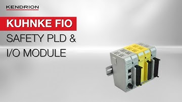 Integrierte Maschinensicherheit  mit EtherCAT und CODESYS:  Kuhnke FIO Safety PLC und I/O-Module