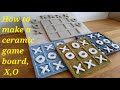 How i make a ceramic game board xo home studio pottery handmade 