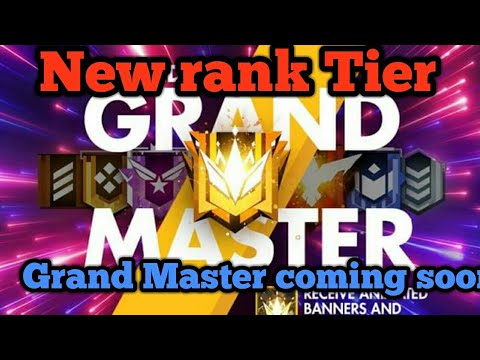 Grand Master New Rank Tier Free Fire Youtube