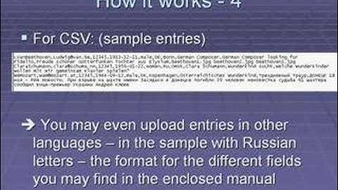 Profiles Uploader for Boonex Dolphin