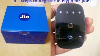 How to Register in MyJio for JioFi device customers screenshot 3