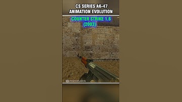CS 2 NEW VS OLD | AK-47 ANIMATION | Counter Strike (1999-2025) AK-47 Evolution