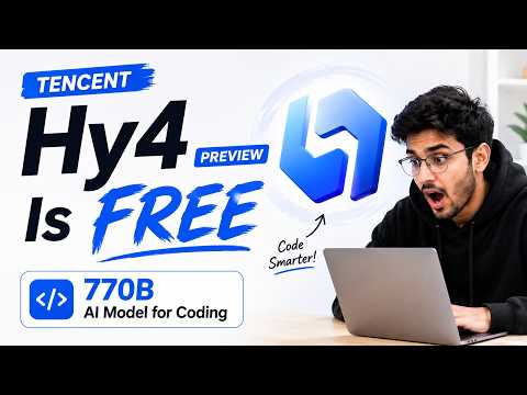Tencent Hy4 Preview Is FREE — 770B AI Model for Coding