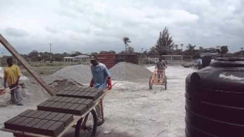 QT4-15 automatic block machine to produce paver brick in Nigeria