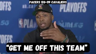 Donovan Mitchell GOES OFF on Teammates after Game 2 loss - Post Game Interview - Pacers vs Cavaliers
