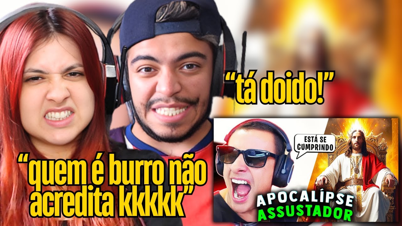 SUPER XANDÃO REAGINDO - O APOCALÍPSE BÍBLICO É ASSUSTADOR | JJ - REACT EM CASAL