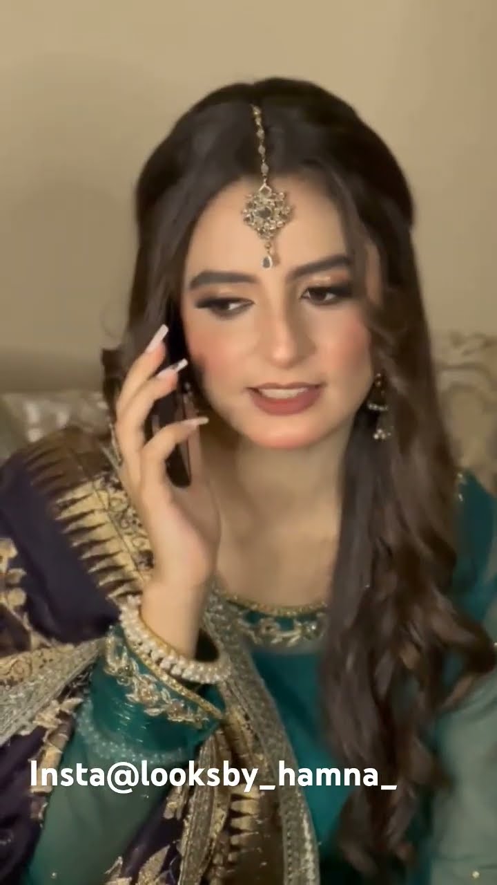 Baat pakki look on stunning Khadija 💄@looksby_hamna_ insta page - YouTube