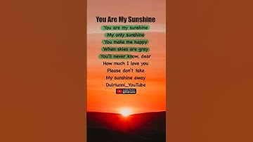 Thumbnail of 🌼 You Are My Sunshine | Christina Perri