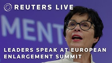 LIVE: EU leaders speak at European Enlargement Summit