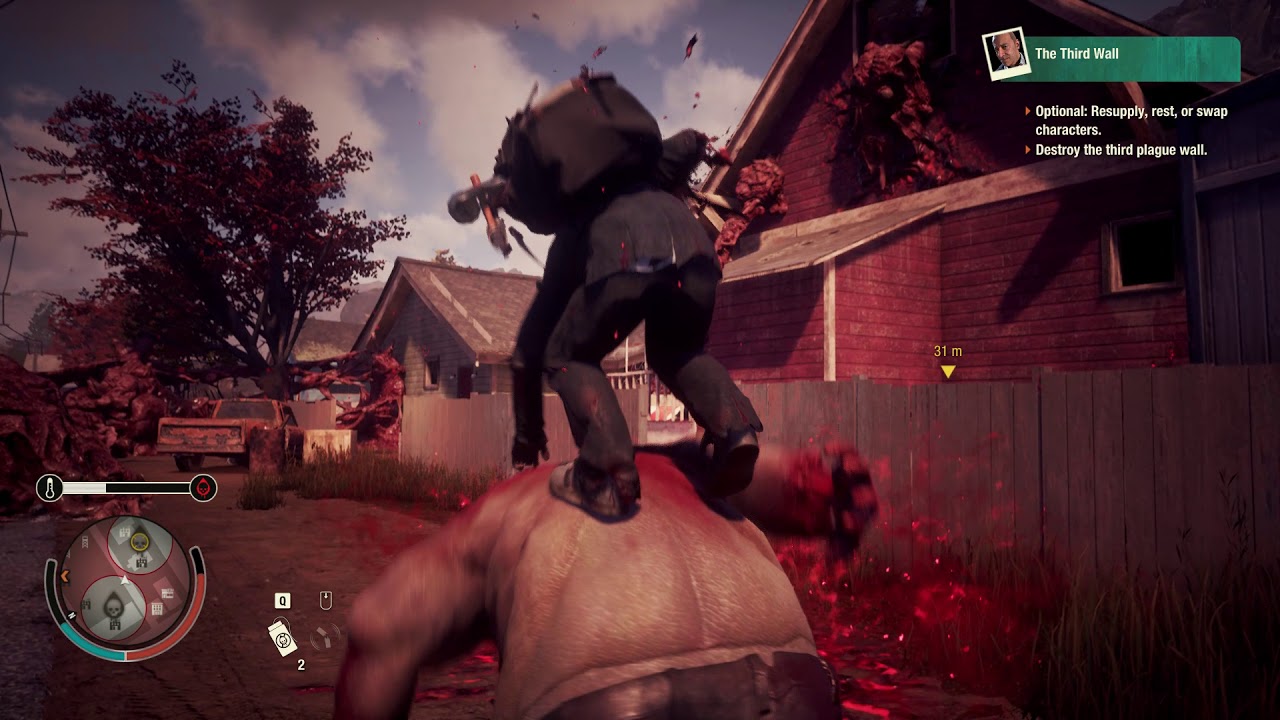 StateOfDecay2  Solo destroy 4 plague wall(Without any use of hidden weapon)