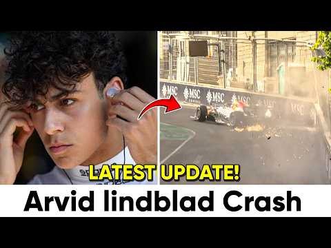 Arvid Lindblad Crash Update | Rookie Hits Baku Wall in FP2