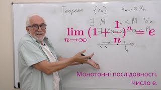 ВА07. Монотонні послідовності. Число е.