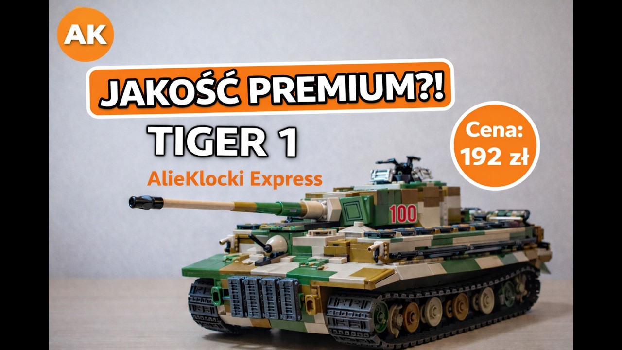 TIGER 1 z AliExpress – To NAPRAWDĘ jakość premium?! (LEGO alternative)