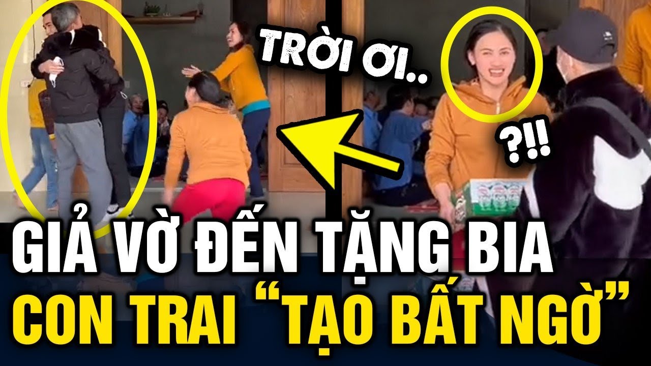 Giả vờ đến TẶNG BIA, chàng trai xa nhà 6 năm khiến cả gia đình VỠ ÒA XÚC ĐỘNG | Tin 3 Phút