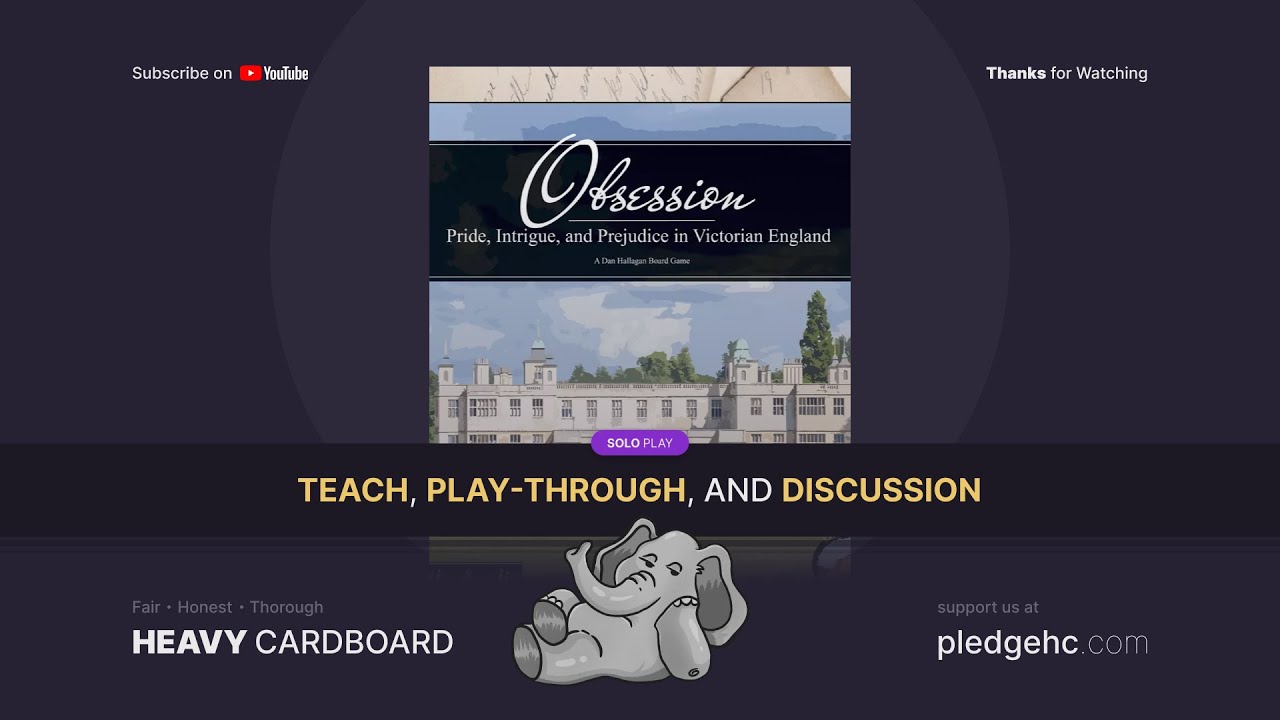 Obsession, 2nd Edition (continued)--- solo Play-through by Heavy Cardboard