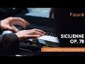 Faur sicilienne op 78 piano accompaniment