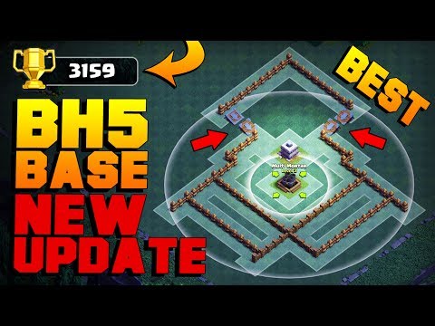 BEST Builder Hall 5 Base After NEW ROASTER, NIGHT WITCH UPDATE! | CoC BH5 Base | Clash of Clans