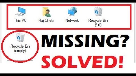 My computer, recycle bin, desktop icon missing in windows 7,8,10 Problem Solved 2020 2023
