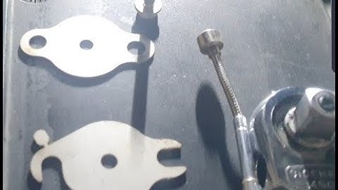 How to Install EGR Blanking Plate 05-15 1KD-FTV Diesel Engine. (7mm Hole Plate)